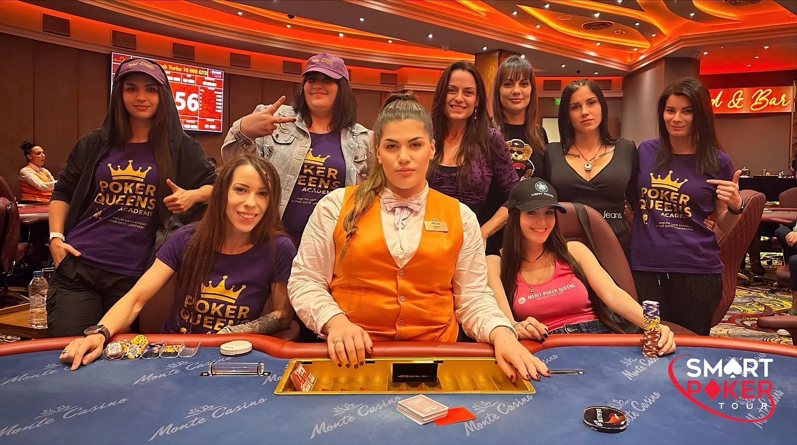 Финална маса на дамския турнир